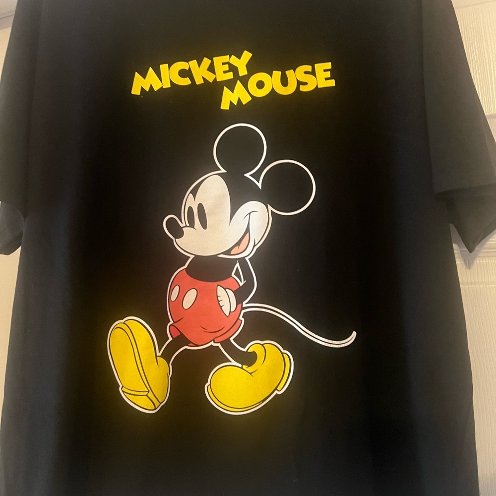 Mickey Mouse Black T-Shirt Unisex